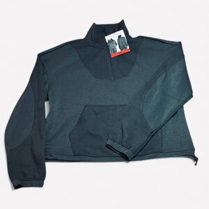 NWT Spyder Green Quarter-Zip Sweatshirt sz M